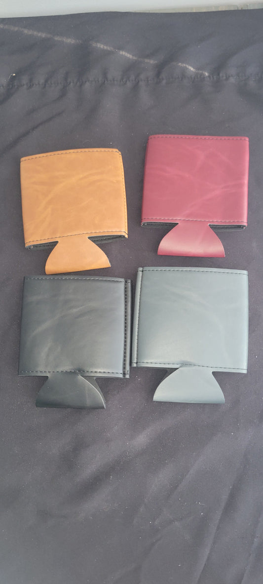 Leather Can Coozie