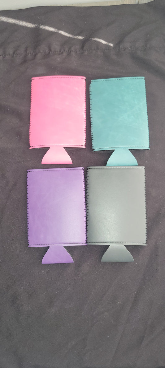 Leather Slim Can Coozie